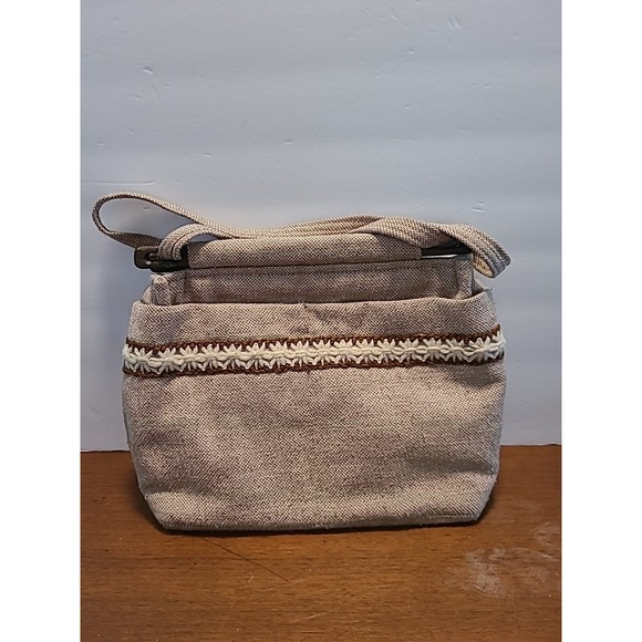 Vintage TOBY WESTON USA Cream Tan‎ CANVAS Bohemian California - Picture 2 of 15